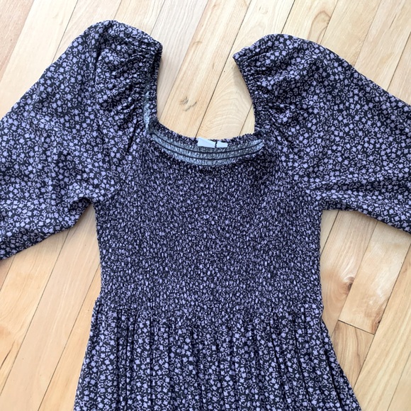 Gap Purple Floral Dress, Size M - Picture 2 of 5